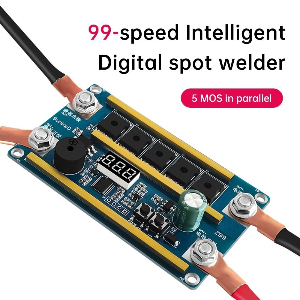 Diy Electronics Spot Welder - Saldatrice a Punti Portatile 12V con
