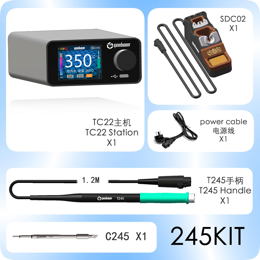 Soldering Iron Kit - Kit Stazione di Saldatura GEEBOON TC22