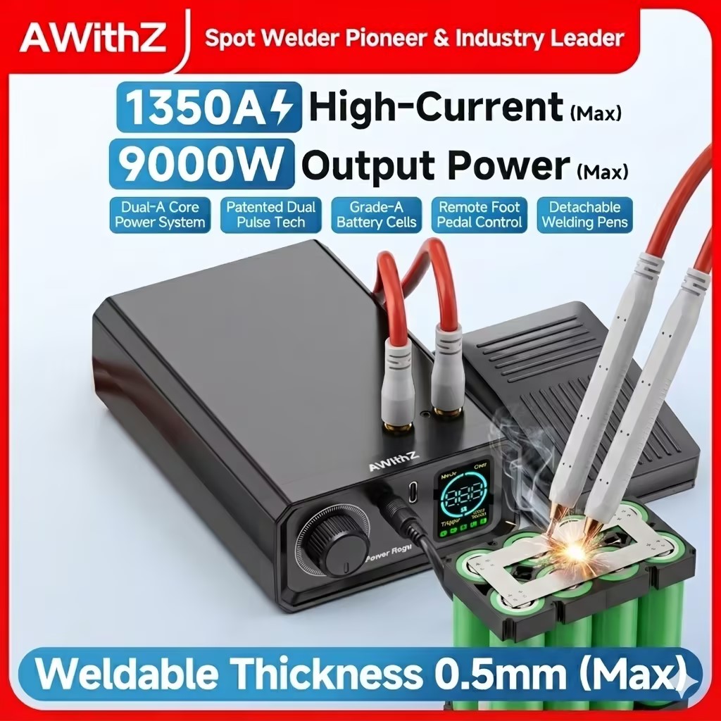 Diy Electronics Spot Welder - Awithz 9000W Saldatore a punti Saldatrice