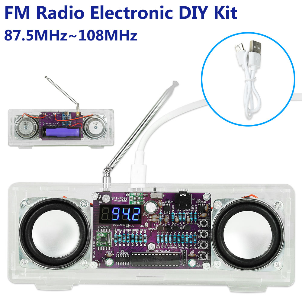 Diy Electronics Youtube Channel - Kit Elettronico Fai-da-Te per Radio FM