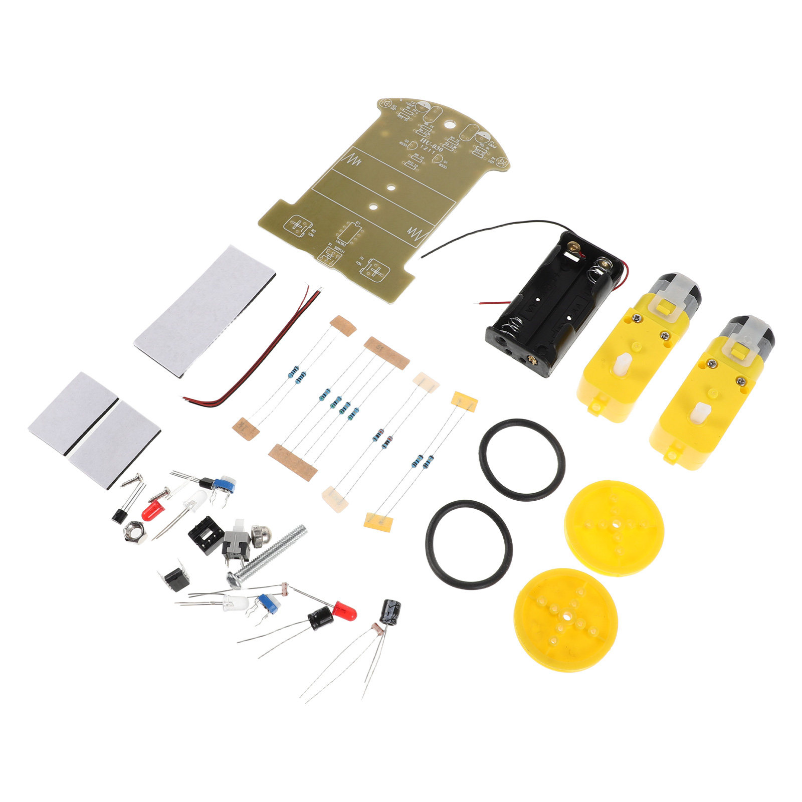 Learn Diy Electronics - 1 Set Kit Auto Intelligente Fai-da-Te,