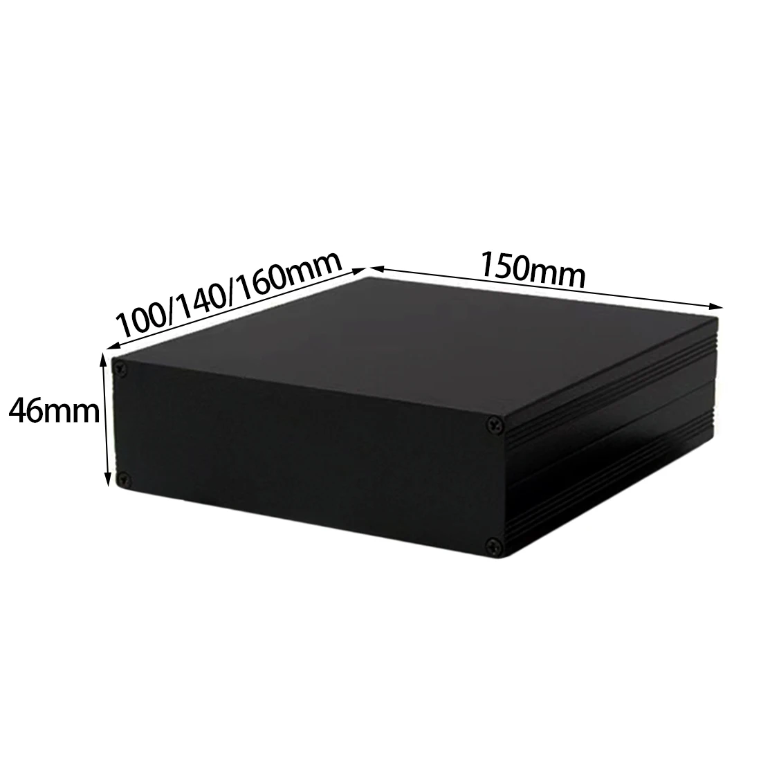 Diy Enclosure For Electronics - Custodia in alluminio 150*46*100/140/160mm scatola divisa