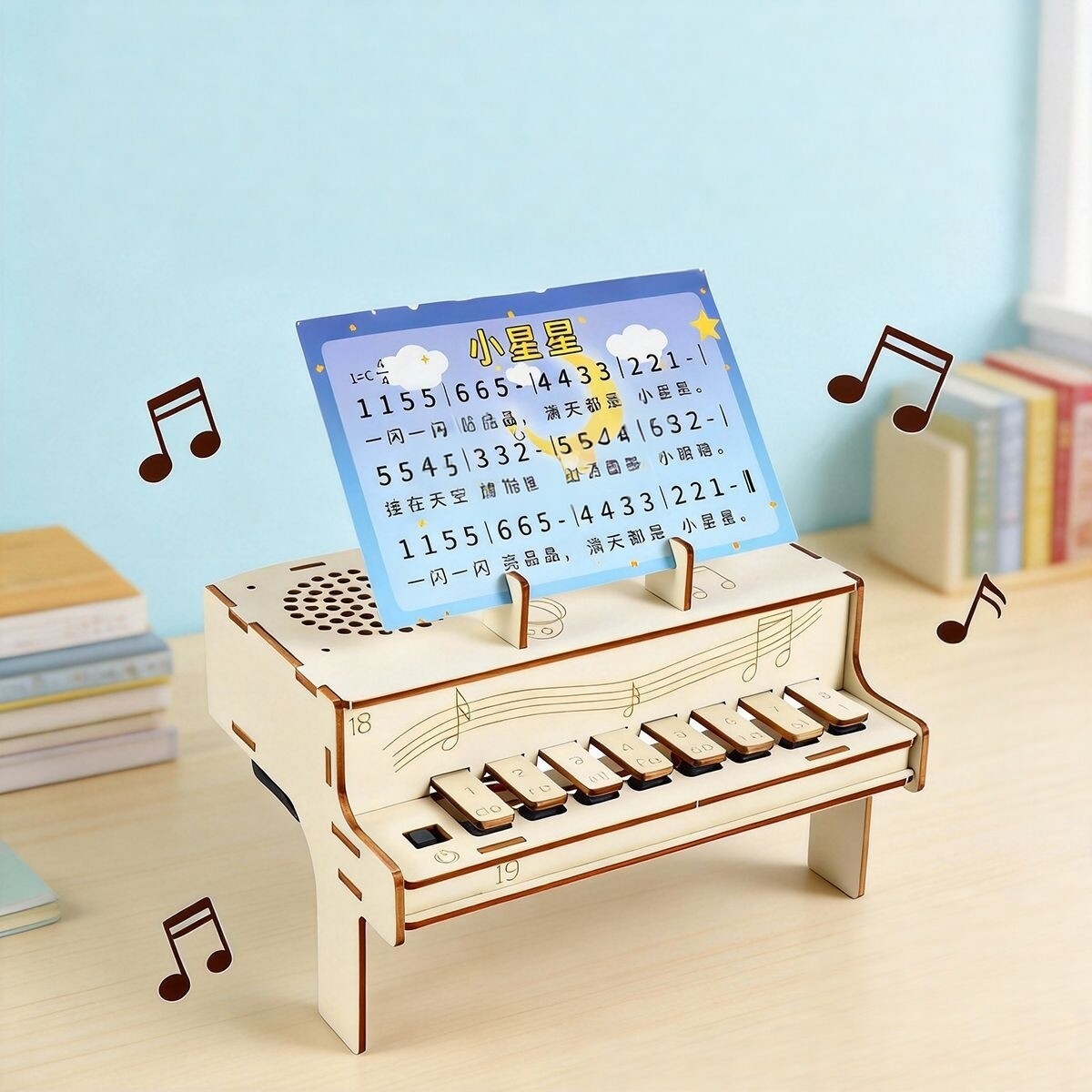 Diy Electronics Parts - Kit di Montaggio Fai-da-Te per Pianoforte