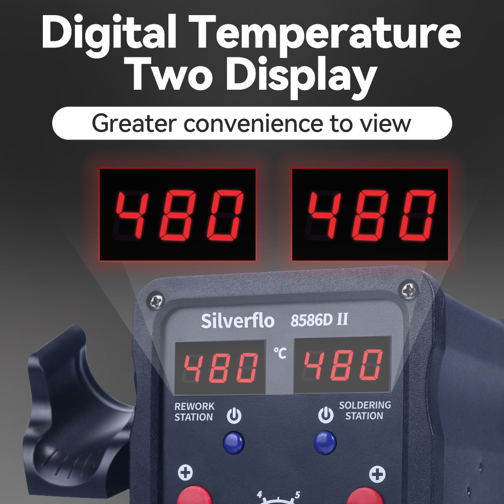 Stazione di saldatura Silverfl - Hot Air Rework Station recensione e prezzo