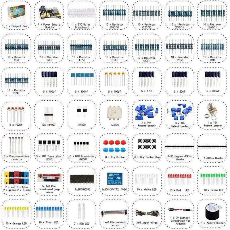 【HOT A69Z!】Kit di componenti e - Diy Electronic Components recensione e prezzo