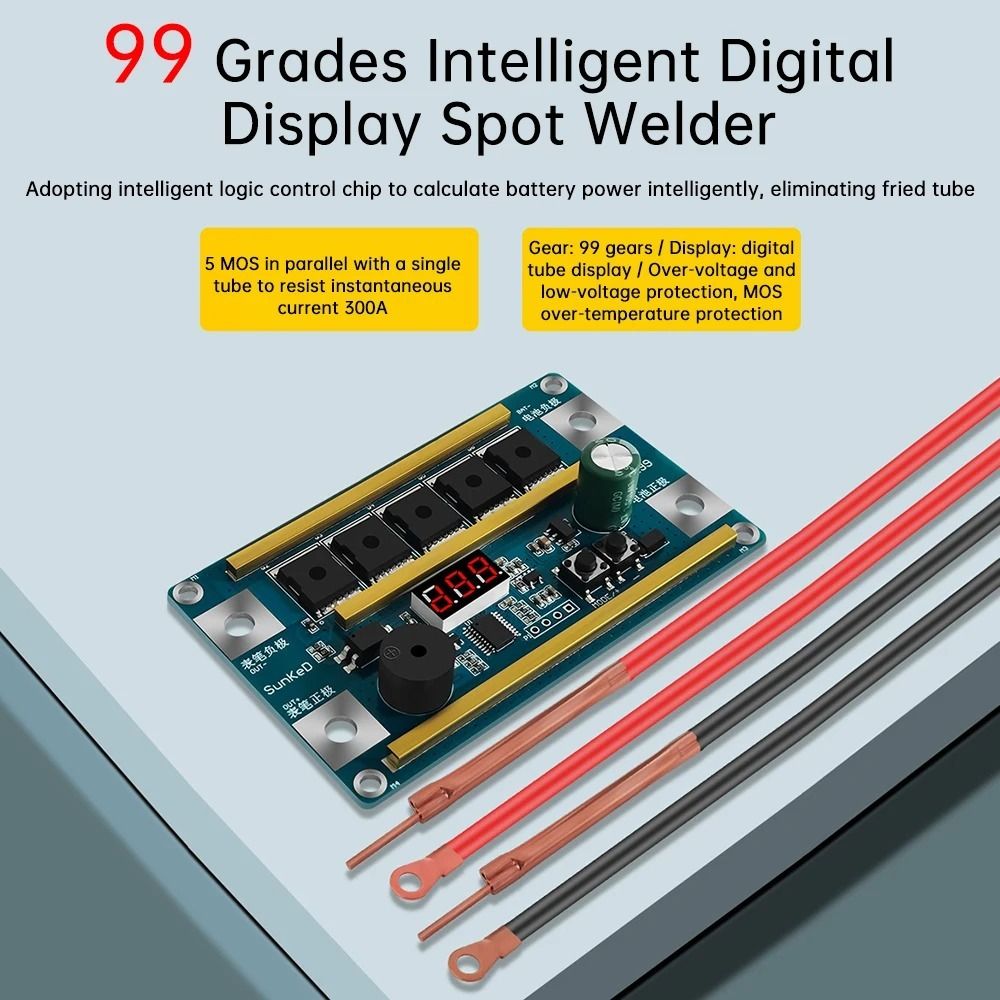 Saldatrice a Punti Portatile 1 - Diy Electronics Spot Welder recensione e prezzo