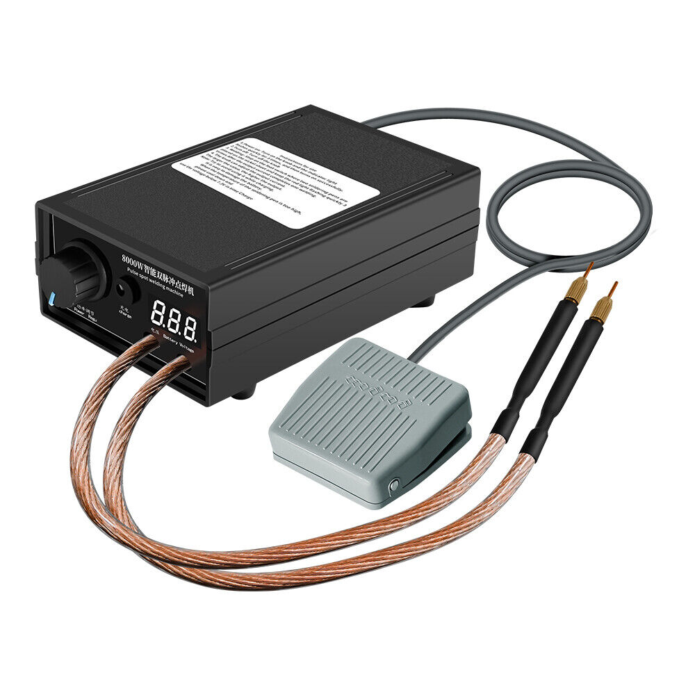 8000W Mini Kit Saldatore a pun - Diy Electronics Spot Welder recensione e prezzo