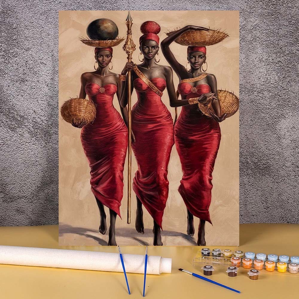 Donna africana Dipingi con i n - Diy Elektronik recensione e prezzo