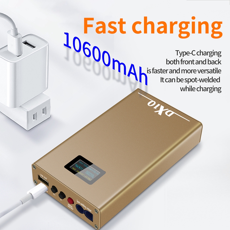 10600mah DX10 Saldatrice a pun - Diy Electronics Spot Welder recensione e prezzo
