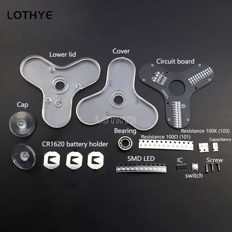 LED Fidget Spinner Produzione  - Diy Electronics Parts recensione e prezzo