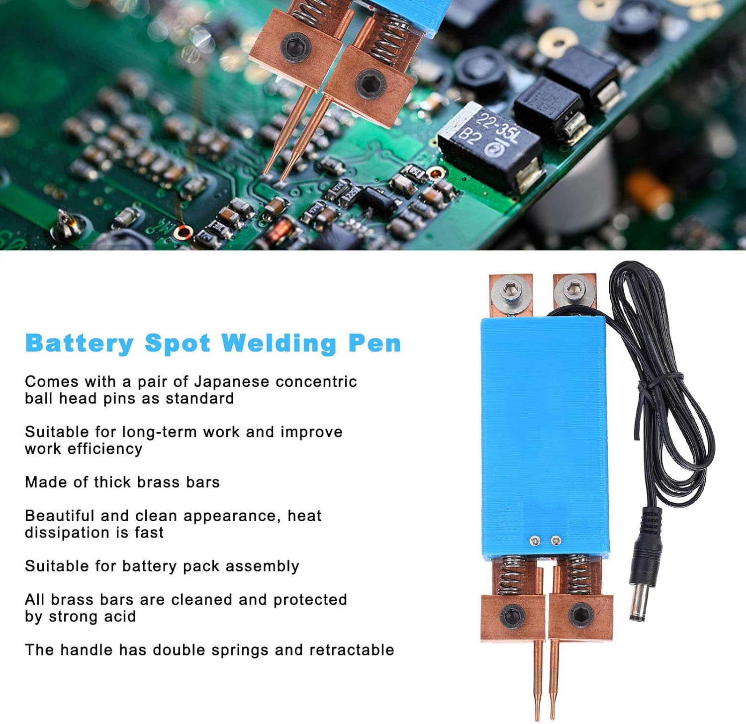 Penna per saldatura a punti in - Diy Electronics Spot Welder recensione e prezzo