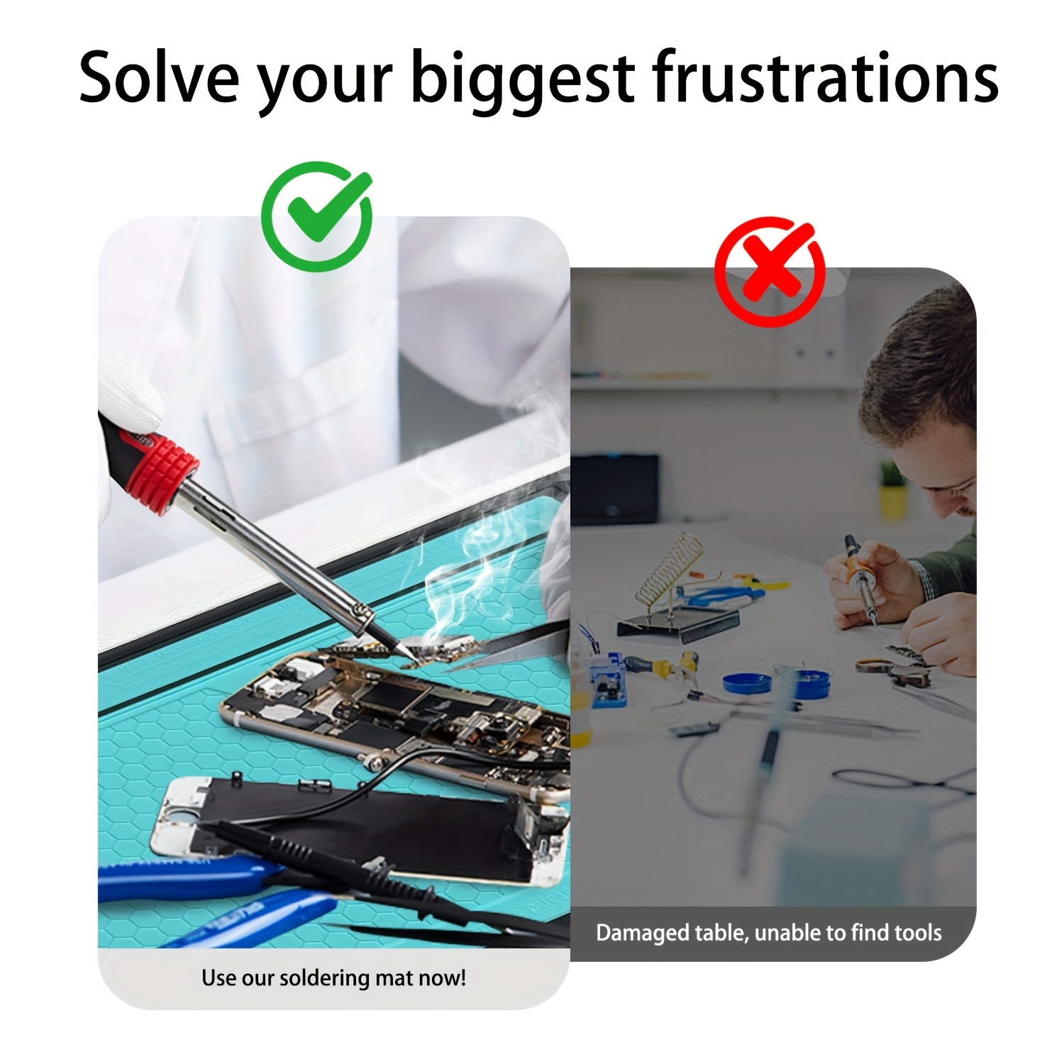 Set di tappetini da tavolo in  - Soldering Iron Kit recensione e prezzo